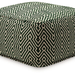 Abacy - Pouf - Green / Ivory