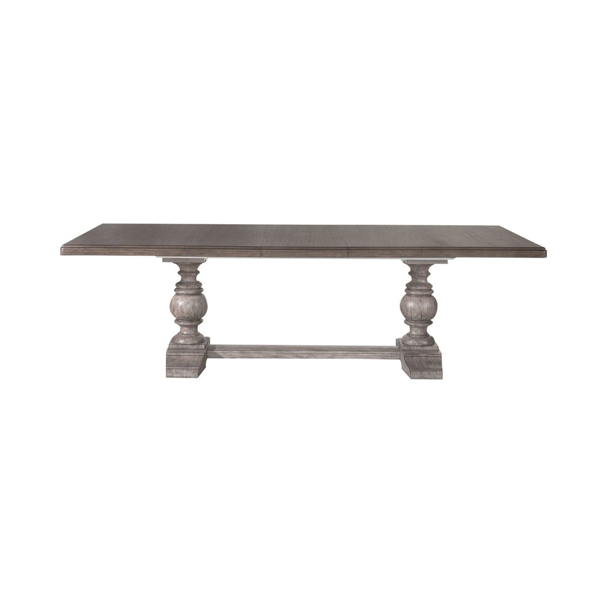 River Place - Trestle Table - Riverstone Gray & Tobacco - Image 5