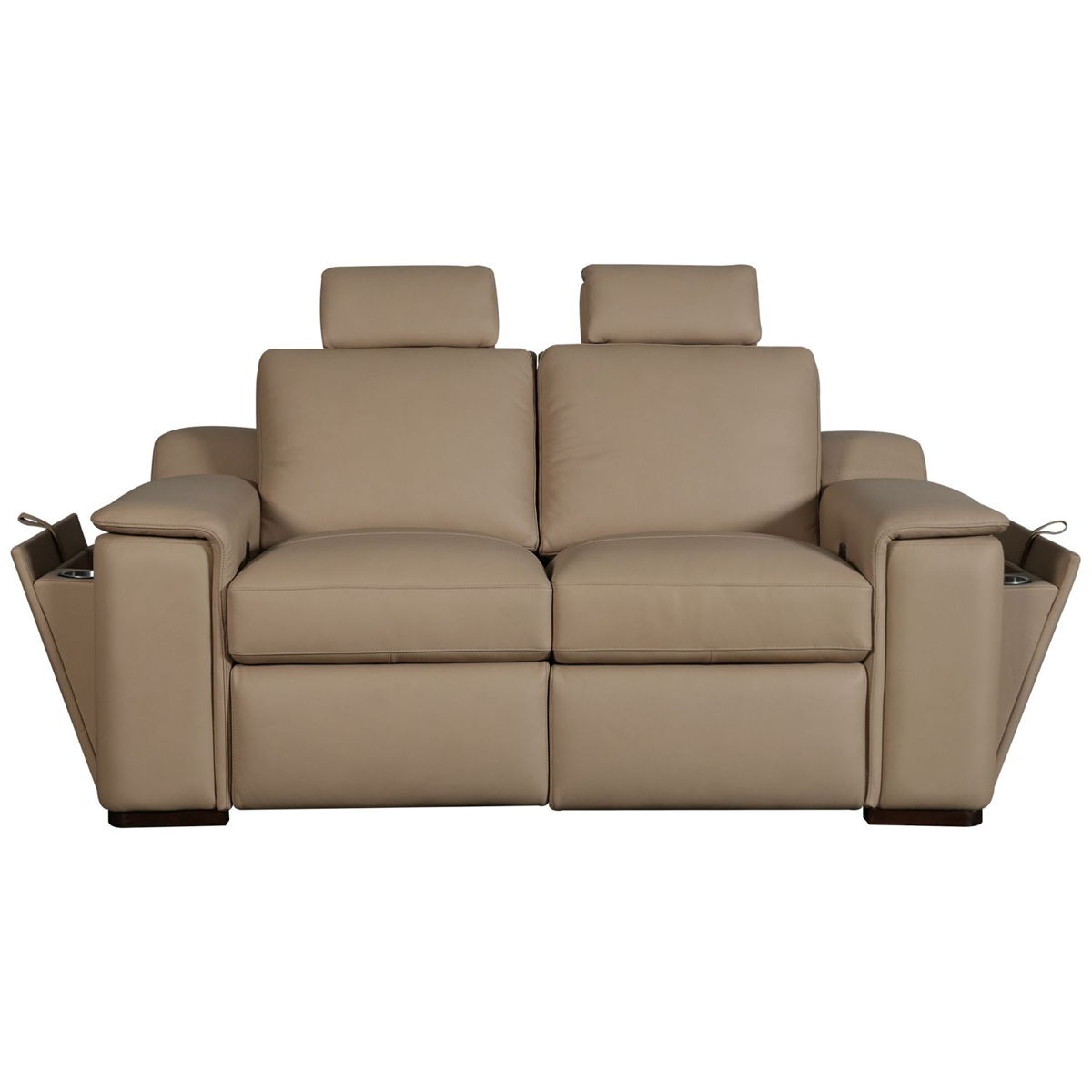 Armon - Sofa With Power Footrest & ZG - Brown - Image 3