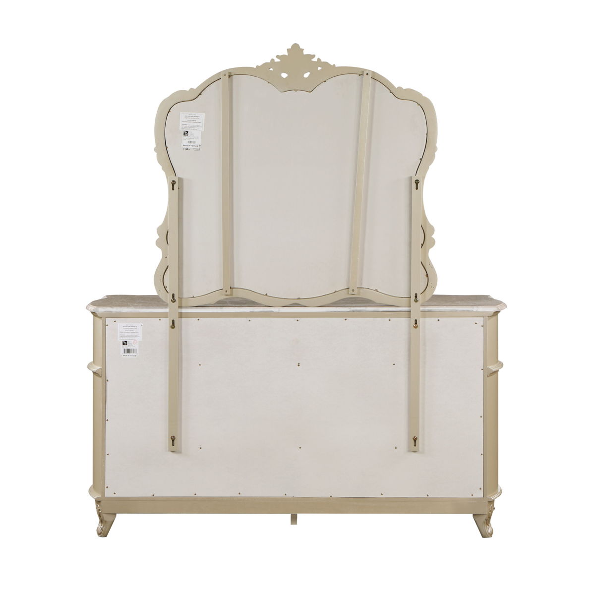 Monique - Dresser With Marble Top - Champagne - Image 4
