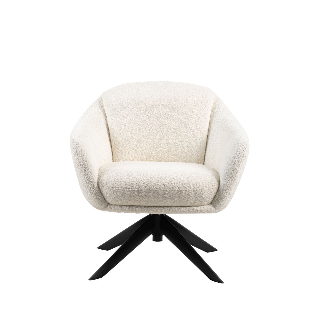 Fleming - Boucle Swivel Lounge Chair - Image 10