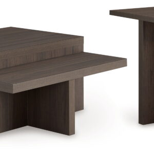 Zendex - Occasional Table Set (Set of 2) - Brown