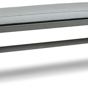 Elite Park - Bench With Cushion - Gray