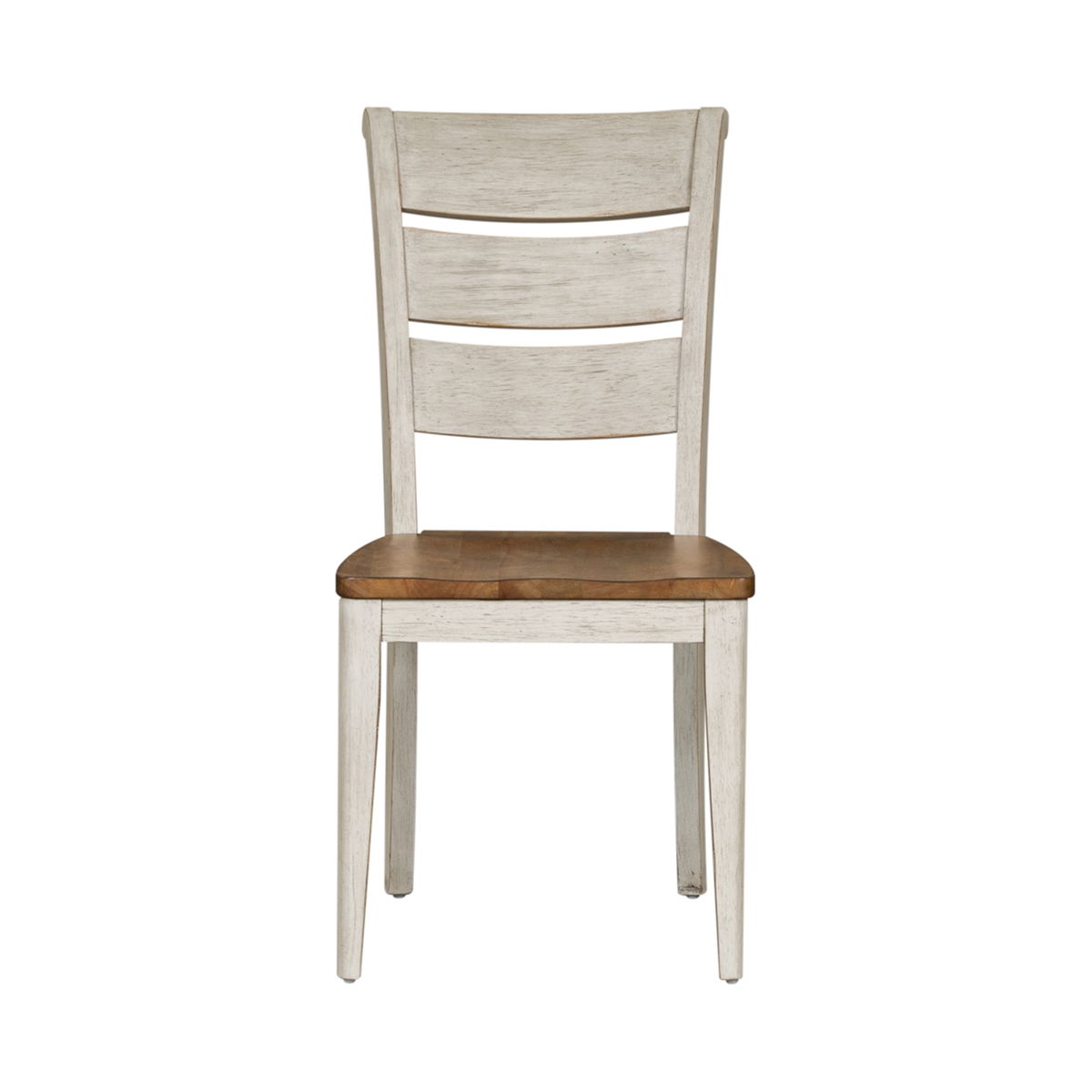 Farmhouse Reimagined - Ladder Back Side Chair - White - Image 4