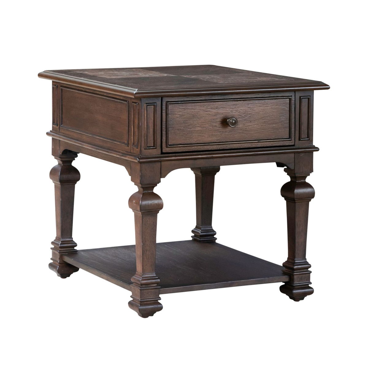 Provence Park - Drawer End Table - Chateau Brown - Image 4
