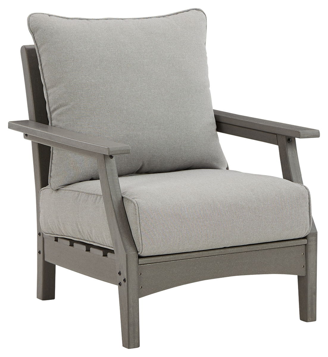 Visola - Lounge Chair w/Cushion (Set of 2) - Gray - Image 5