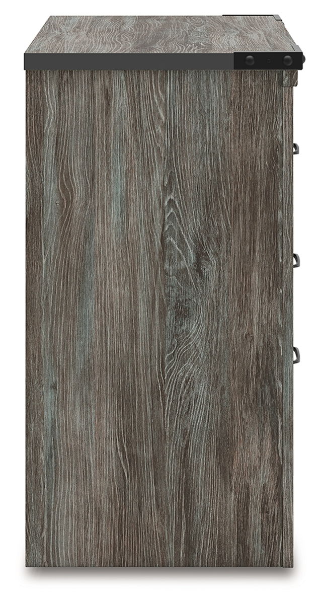 Frandern - Two Drawer Night Stand - Gray - Image 3