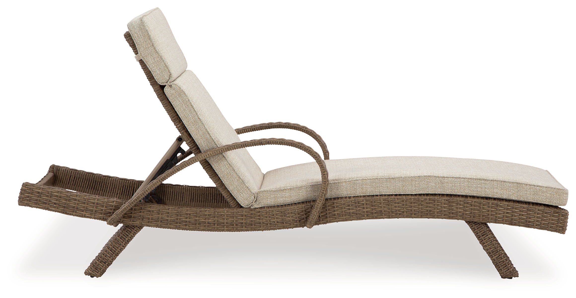 Beachcroft - Chaise Lounge With Cushion - Beige - Image 3