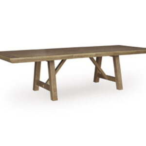 Ridgester - Rectangular Dining Room Extension Table - Light Brown