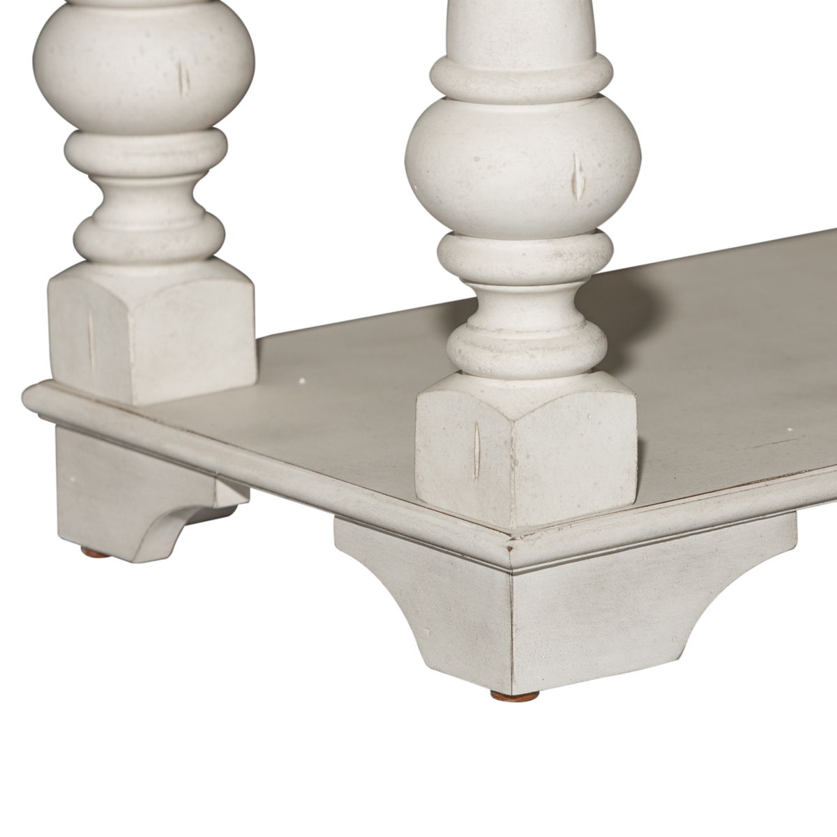 Morgan Creek - Sofa Table - Antique White / Wirebrushed Tobacco Accents - Image 9
