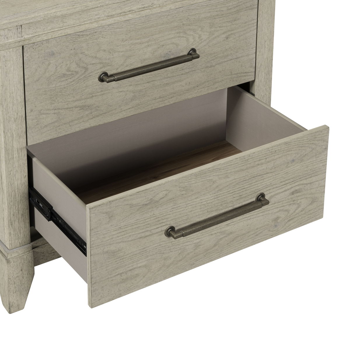 New Haven - Nightstand With Charging Station - White - Image 10