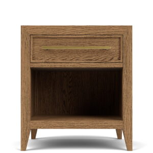 Halbrooke - One Drawer Nightstand - Light Brown