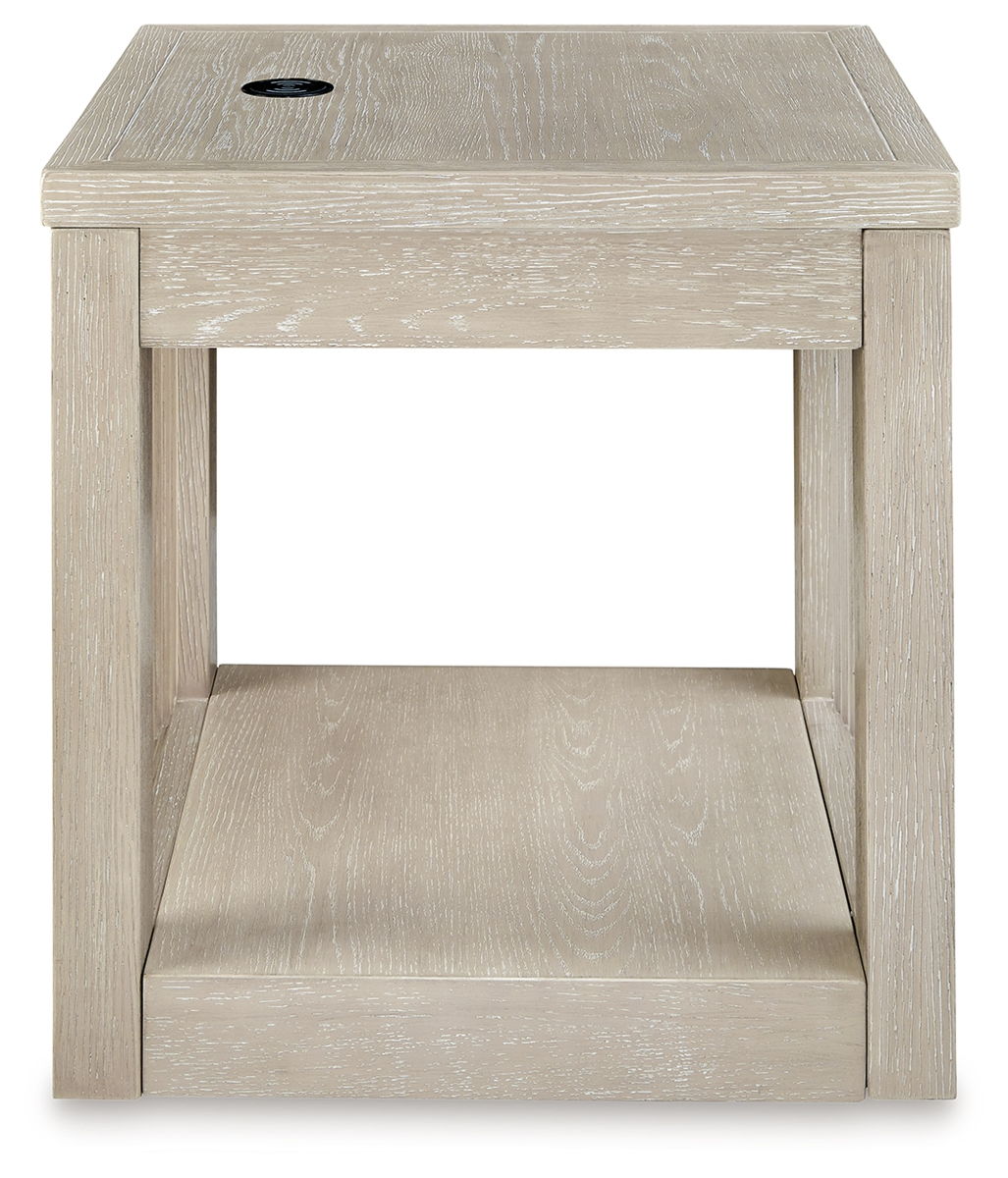 Marxhart - Square End Table - Bisque - Image 2