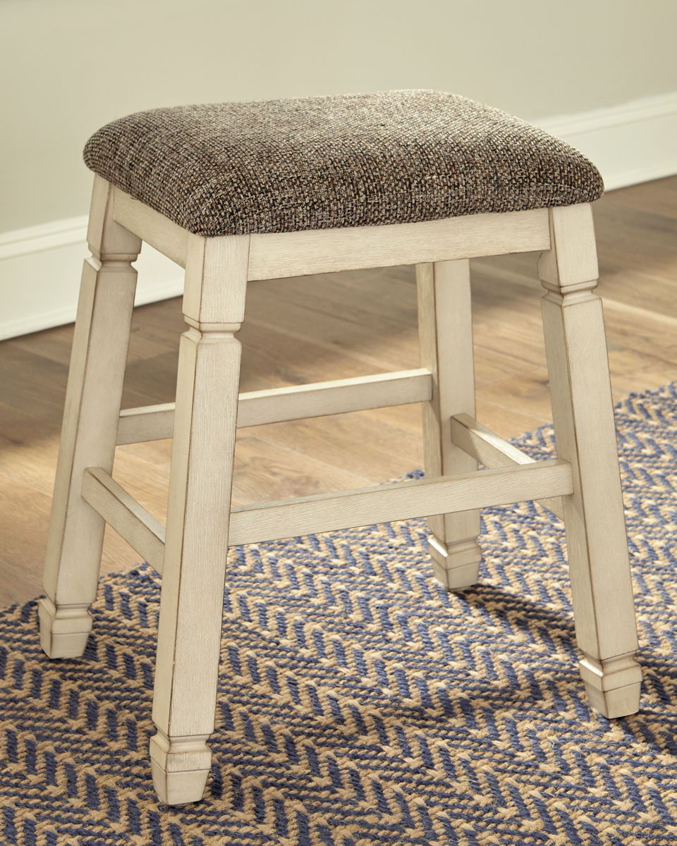 Bolanburg - Upholstered Stool (Set of 2) - Beige - Image 8