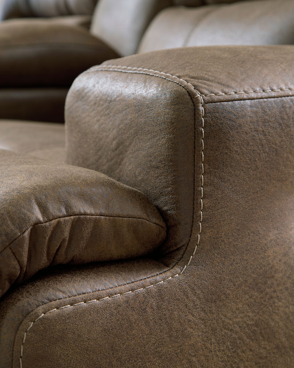 Beckley Place - 2 Seat Power Reclining Sofa With Adjustable Headrest - Earth - Image 3