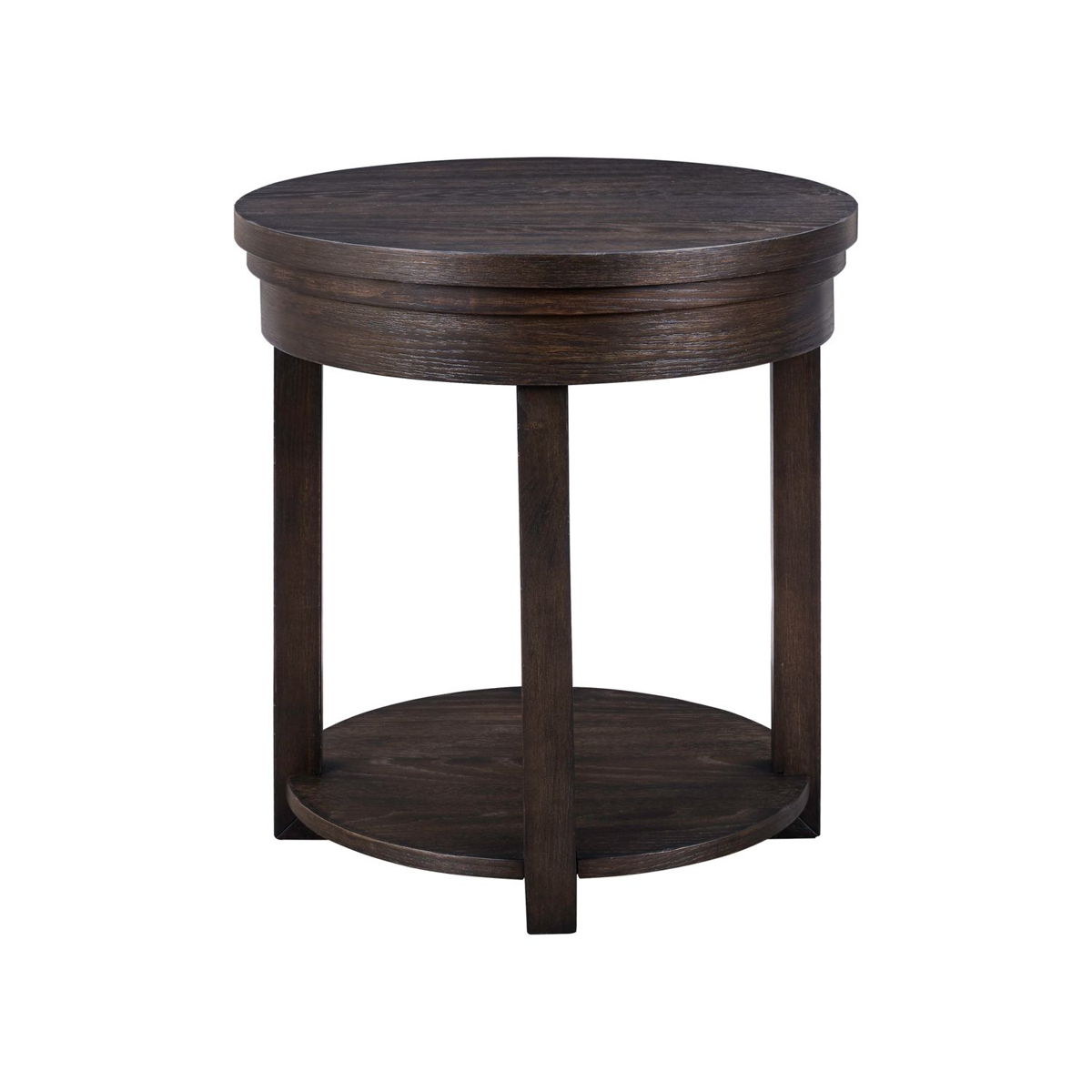Weston - Round End Table - Peppercorn - Image 3