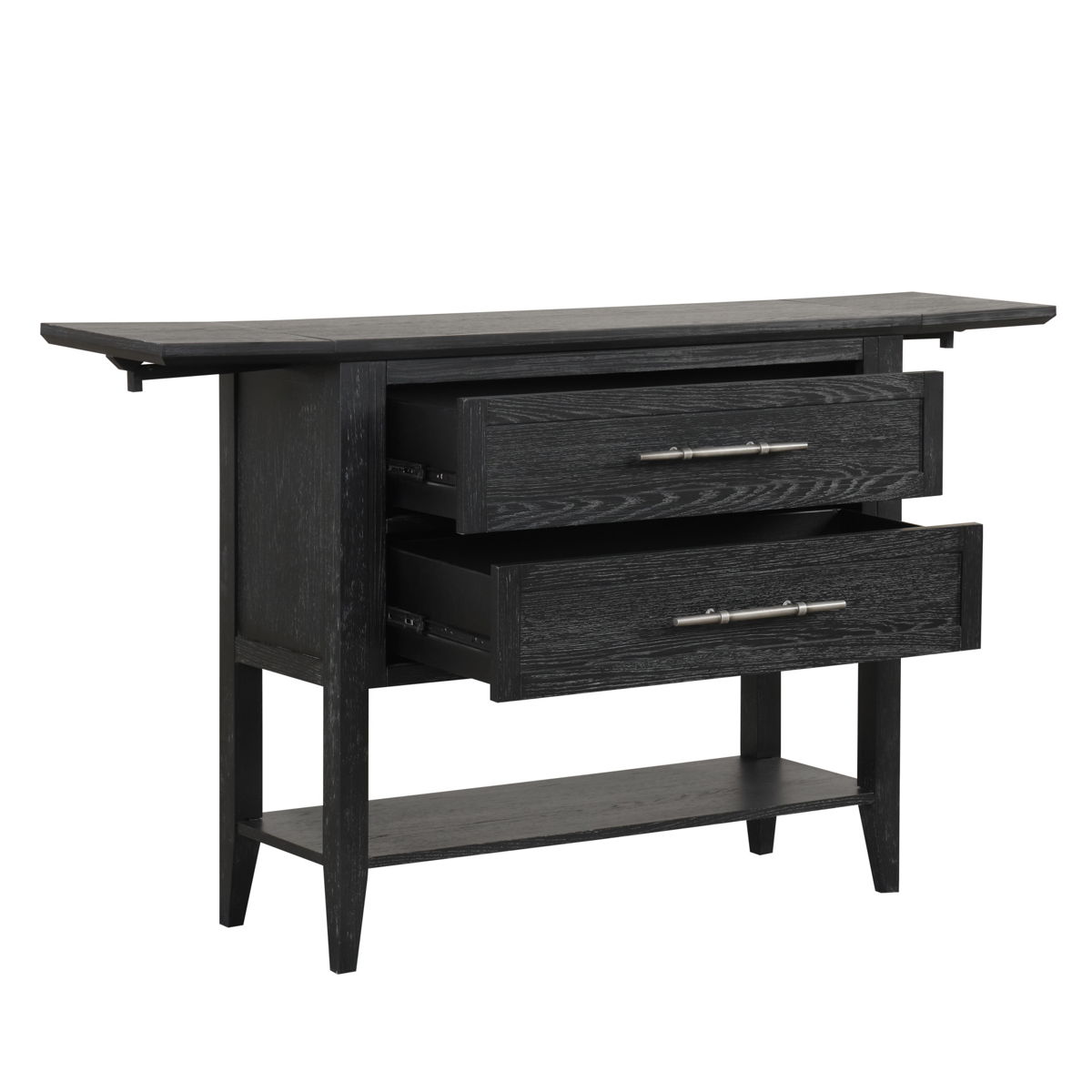 Sable Crest - Drop Leaf Server - Black - Image 4