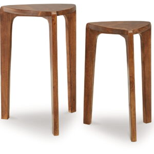 Brynnleigh - Accent Table Set (Set of 2) - Medium Brown
