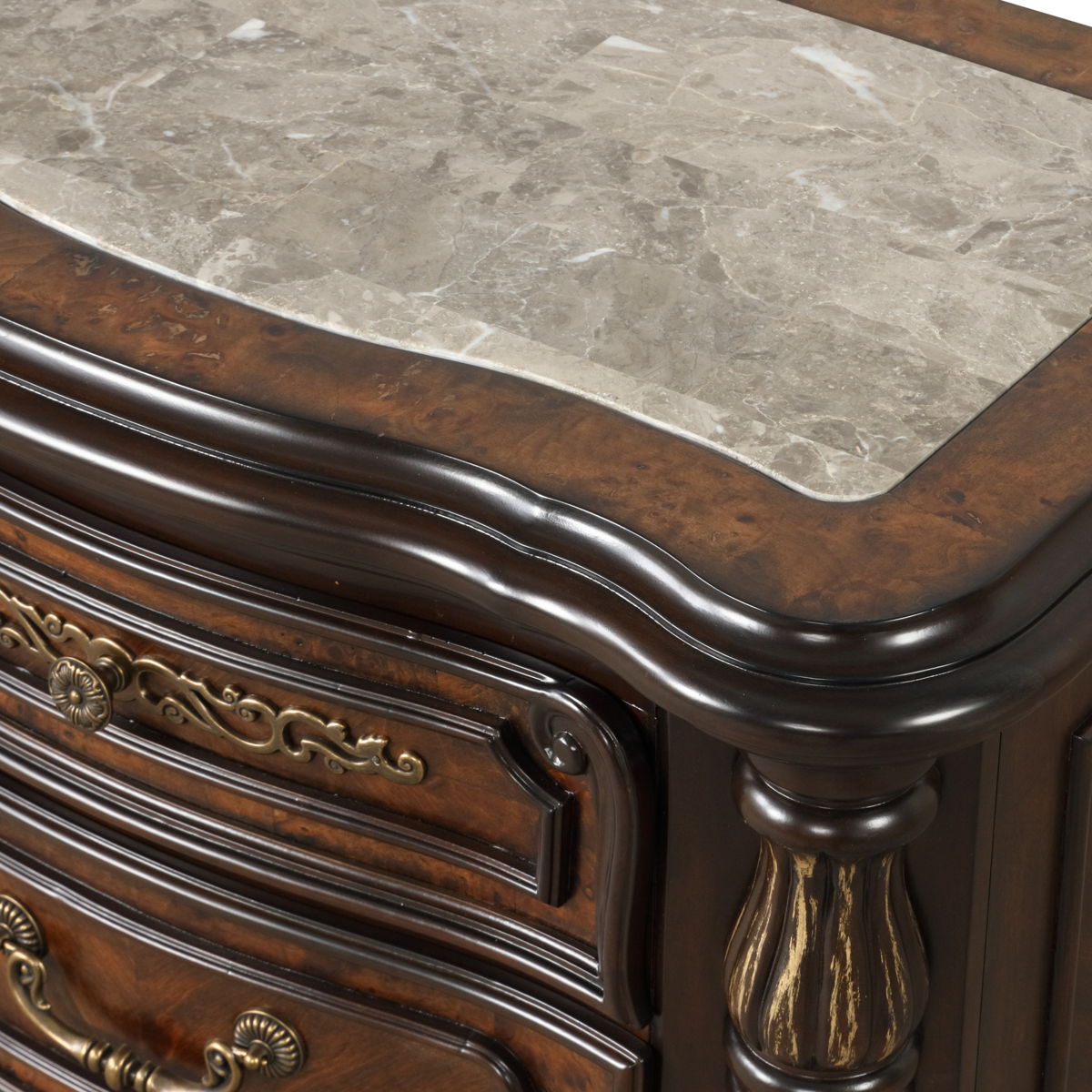 Bella Notte - Nightstand - Mahogany Brown - Image 7