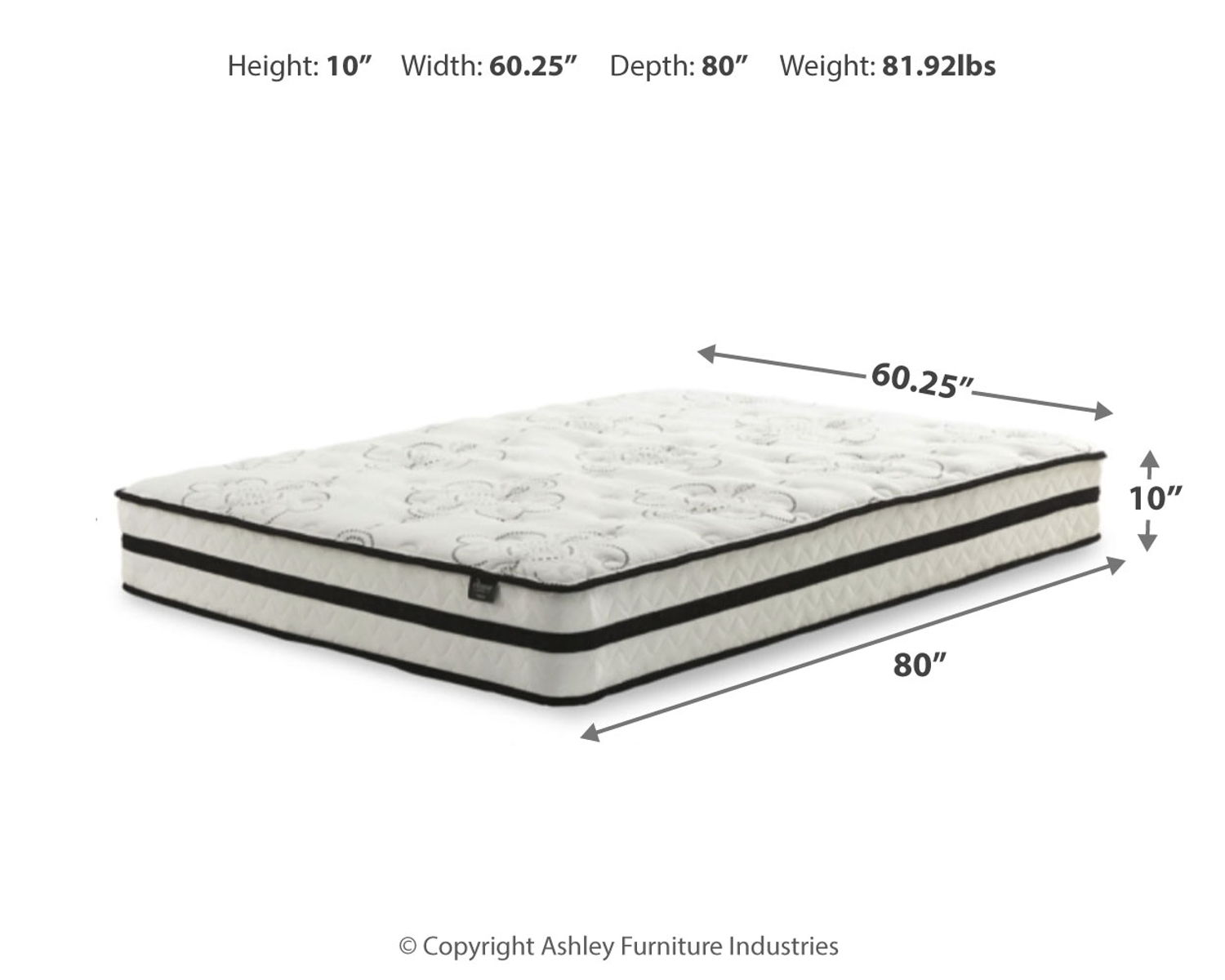Chime 10 Inch Hybrid - Medium Hybrid Mattress - Image 2