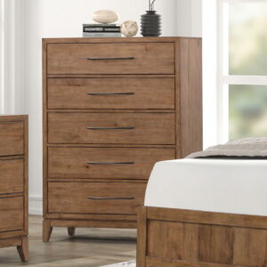 Shaker Lakes - 5 Drawer Chest - Harvest Brown