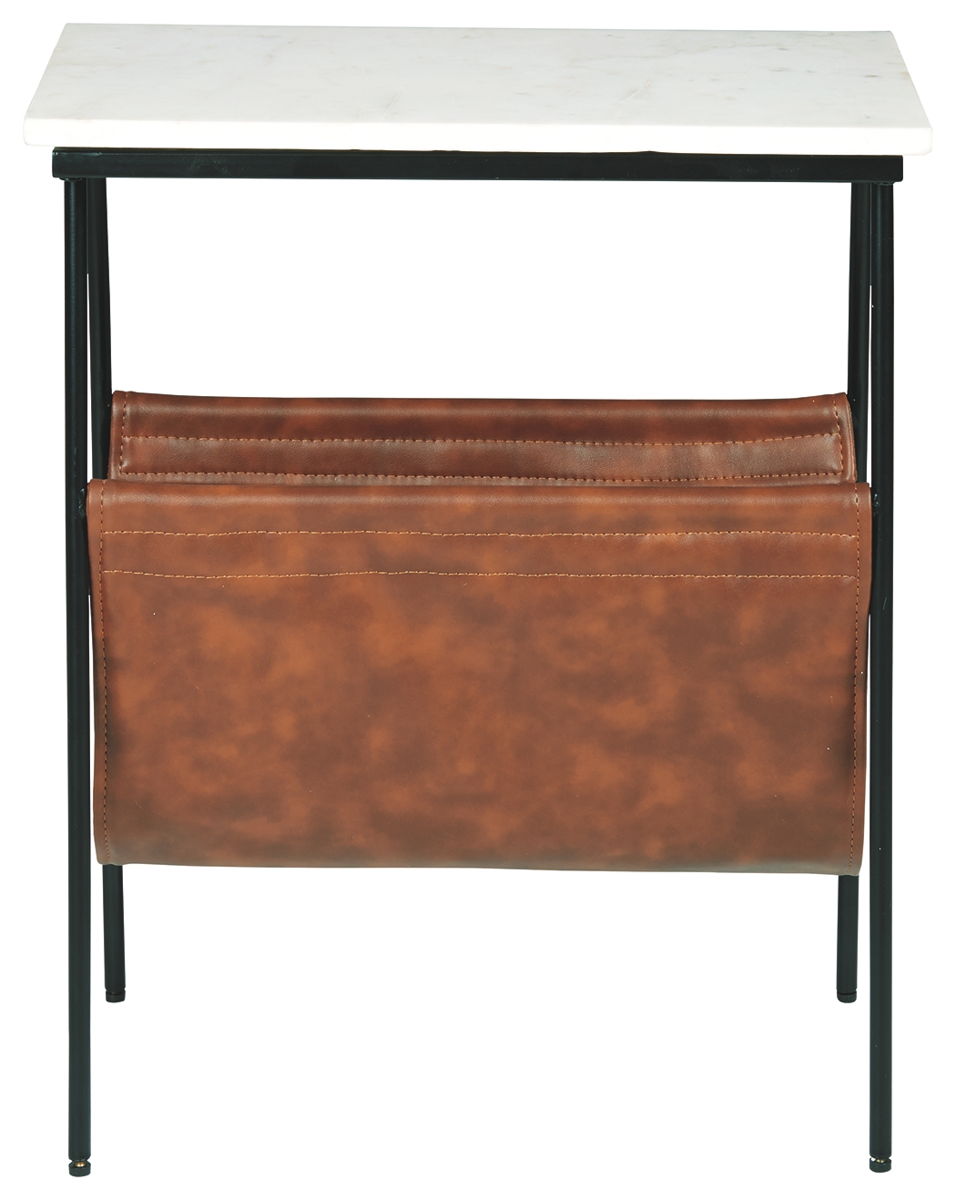 Etanbury - Accent Table - Brown / Black / White - Image 7