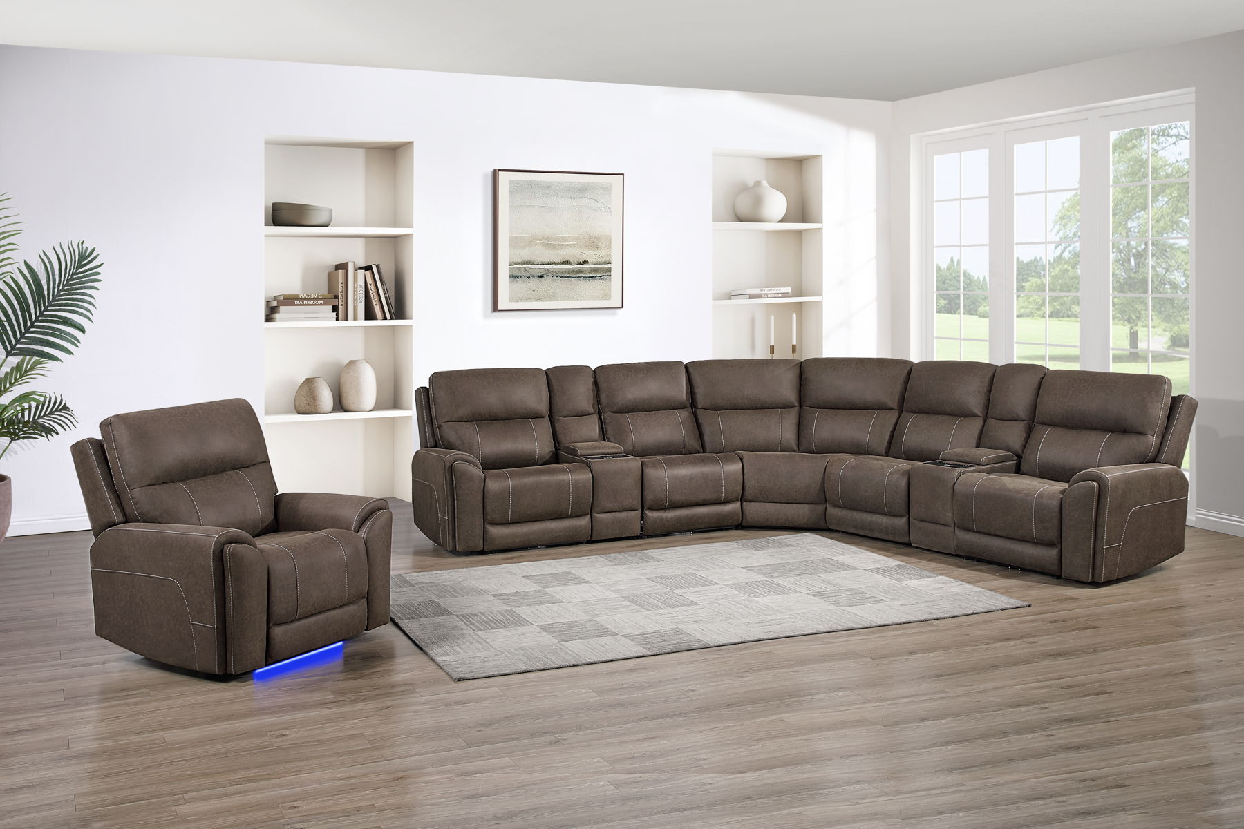 Gaia - Auto Glider Recliner With Power Headrest & Footrest - Image 2