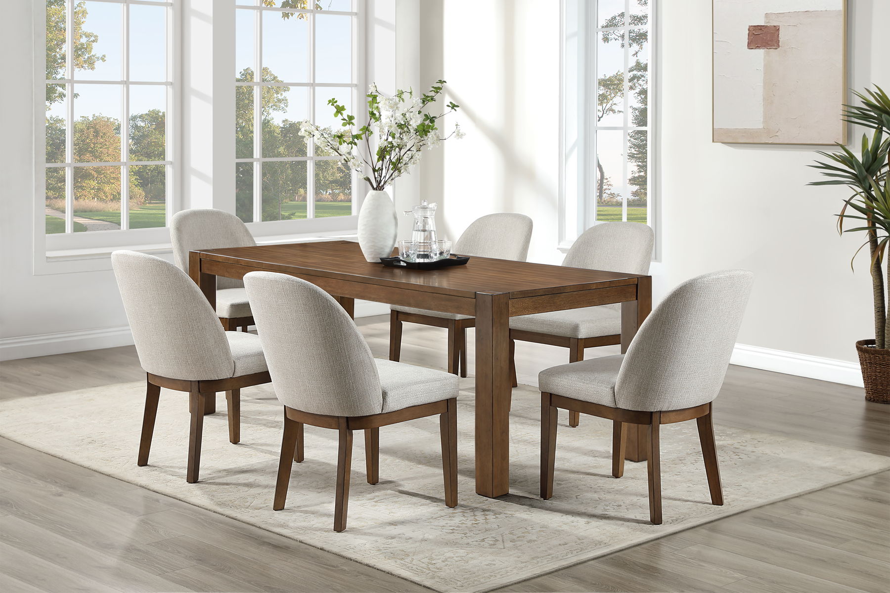 Phoenix - 78" Dining Table - Chestnut - Image 5