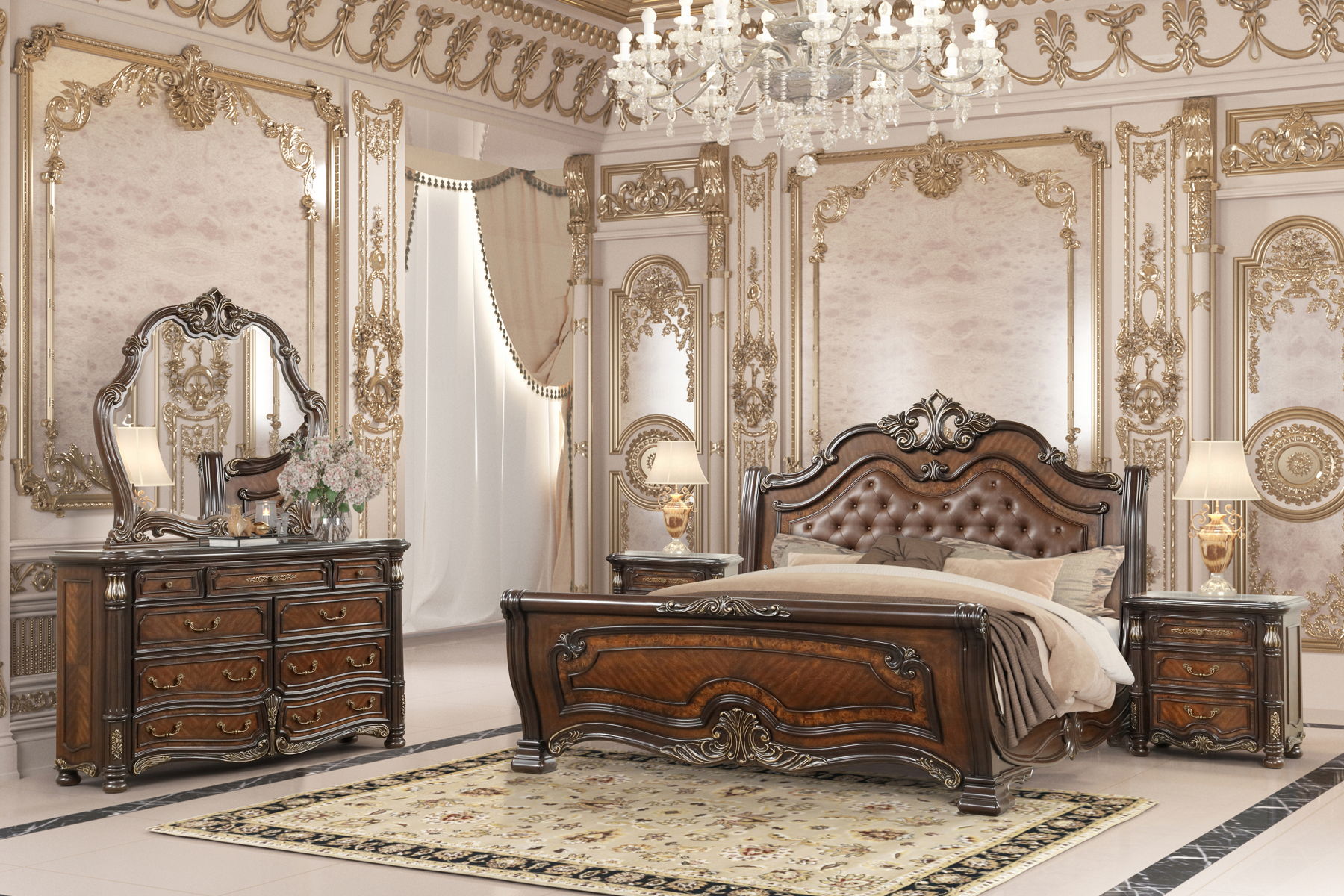 Bella Notte - Upholstered Bedroom Set - Image 5