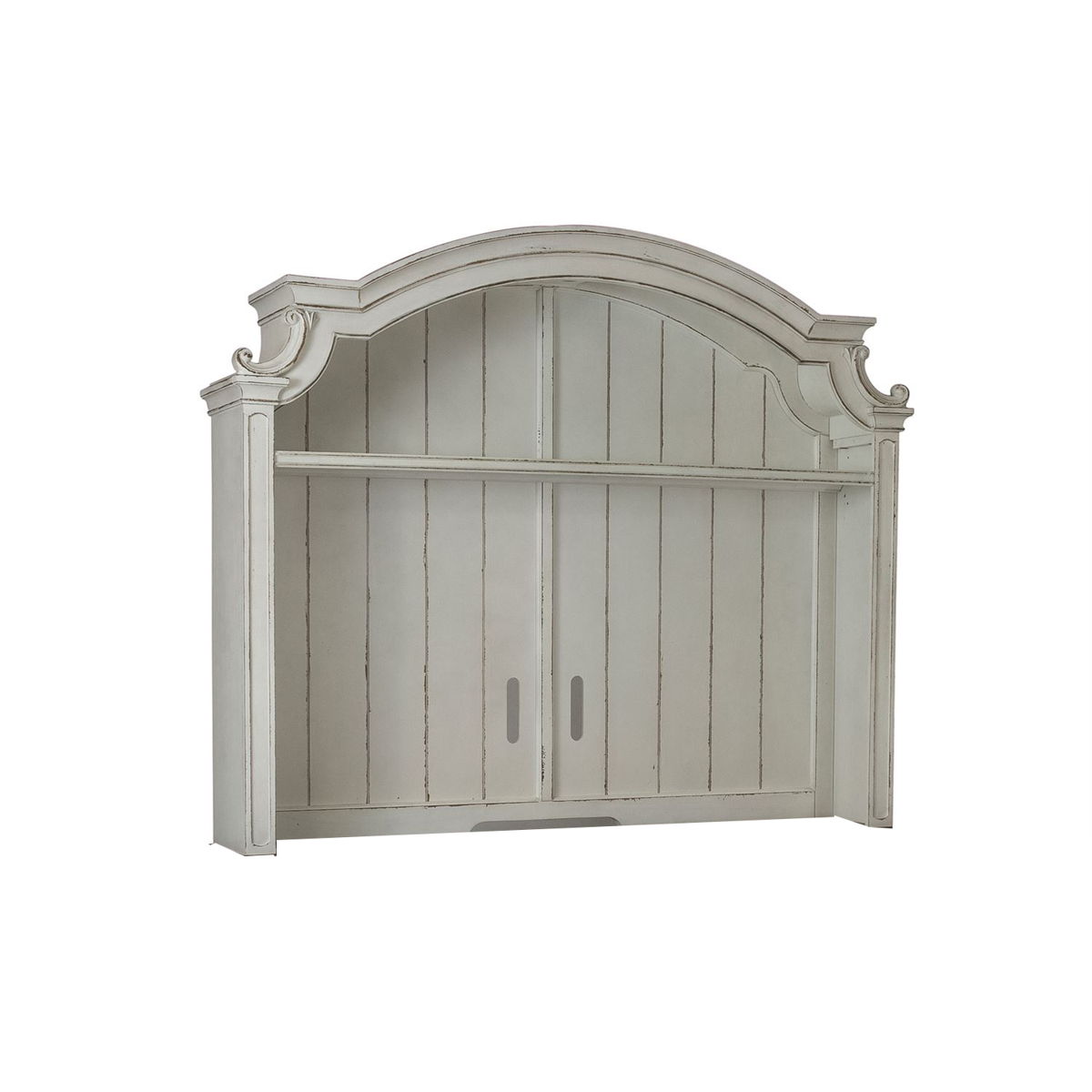 Magnolia Manor - Arched Entertainment Hutch - White - Image 6