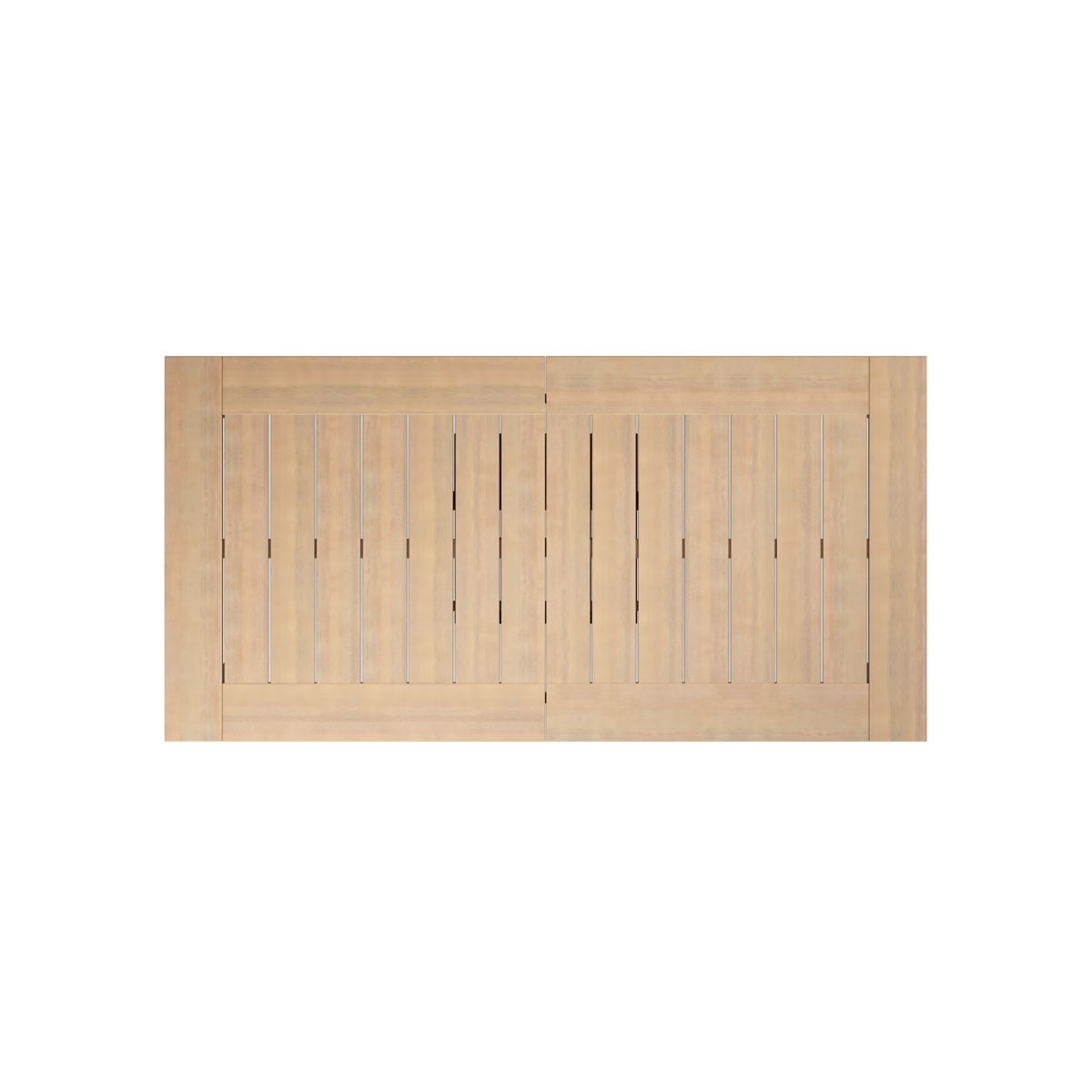 Wesley - Patio Dining Table With Self Storing Leaf - Light Brown - Image 10