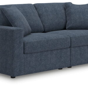 Modmax - 2-Piece Sectional Loveseat - Fabric - Ink