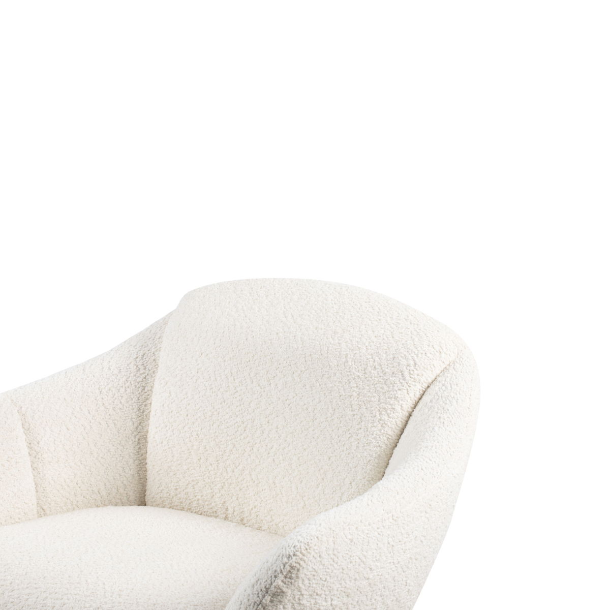 Fleming - Boucle Swivel Lounge Chair - Image 9