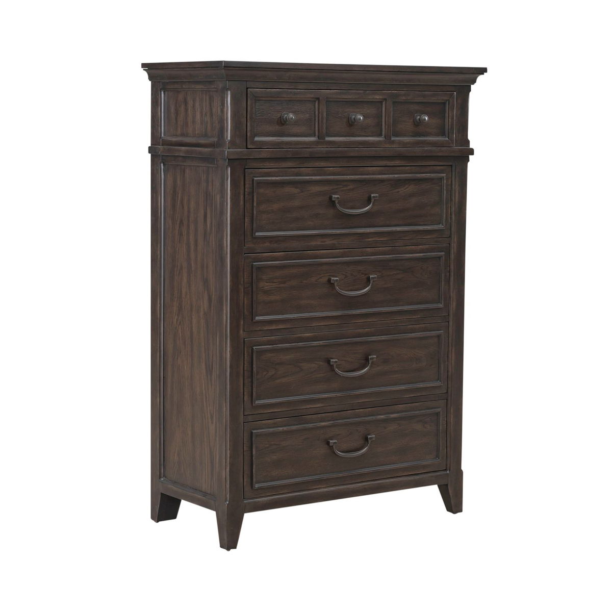 Paradise Valley - 5 Drawer Chest - Saddle Brown - Image 6