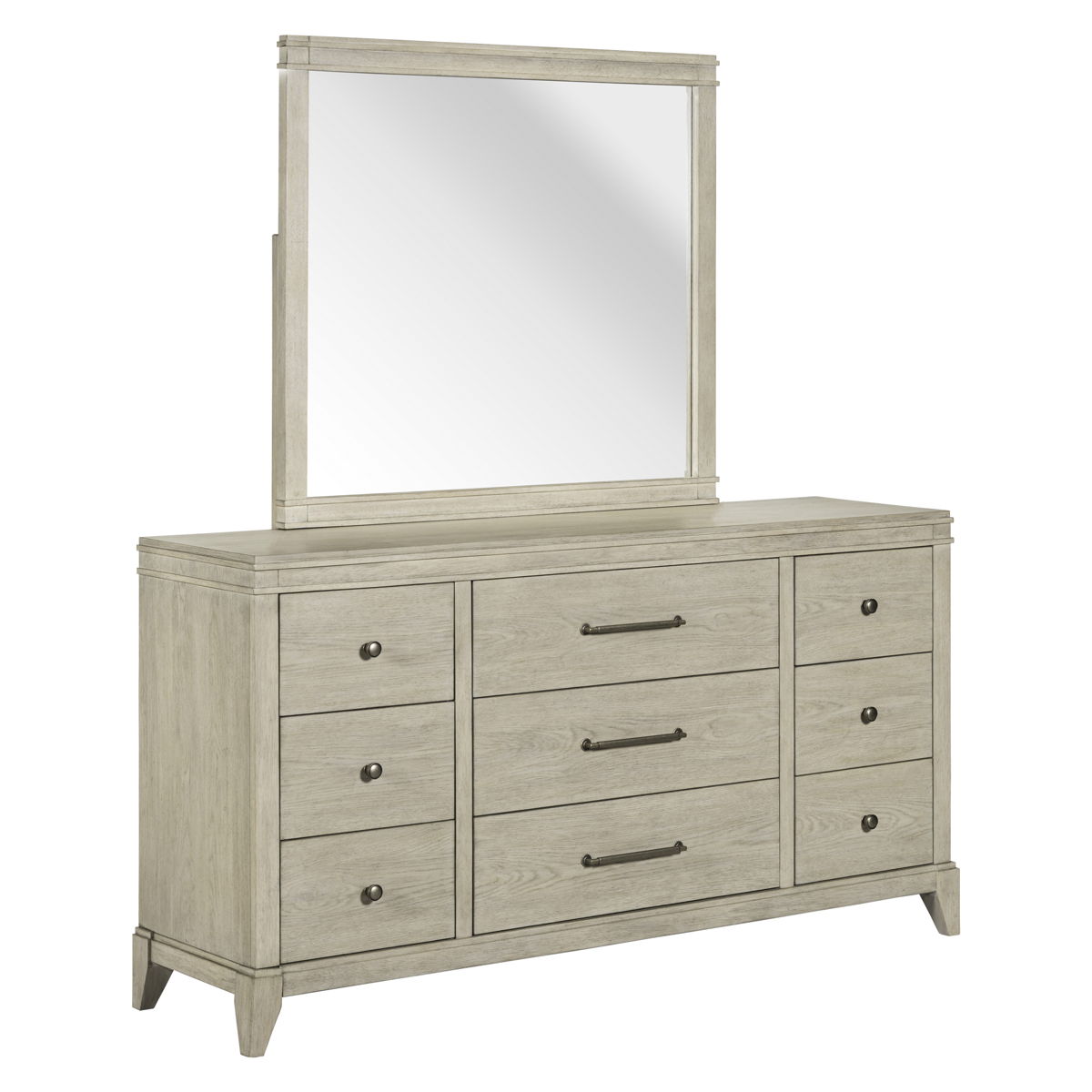 New Haven - Dresser & Mirror - White - Image 9