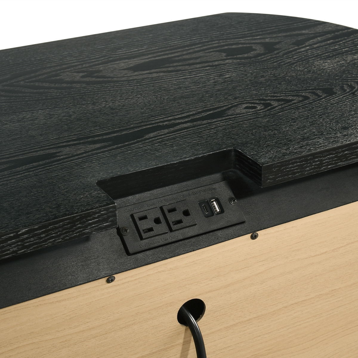 Skyline - 2 Drawer Nightstand - Onyx - Image 6