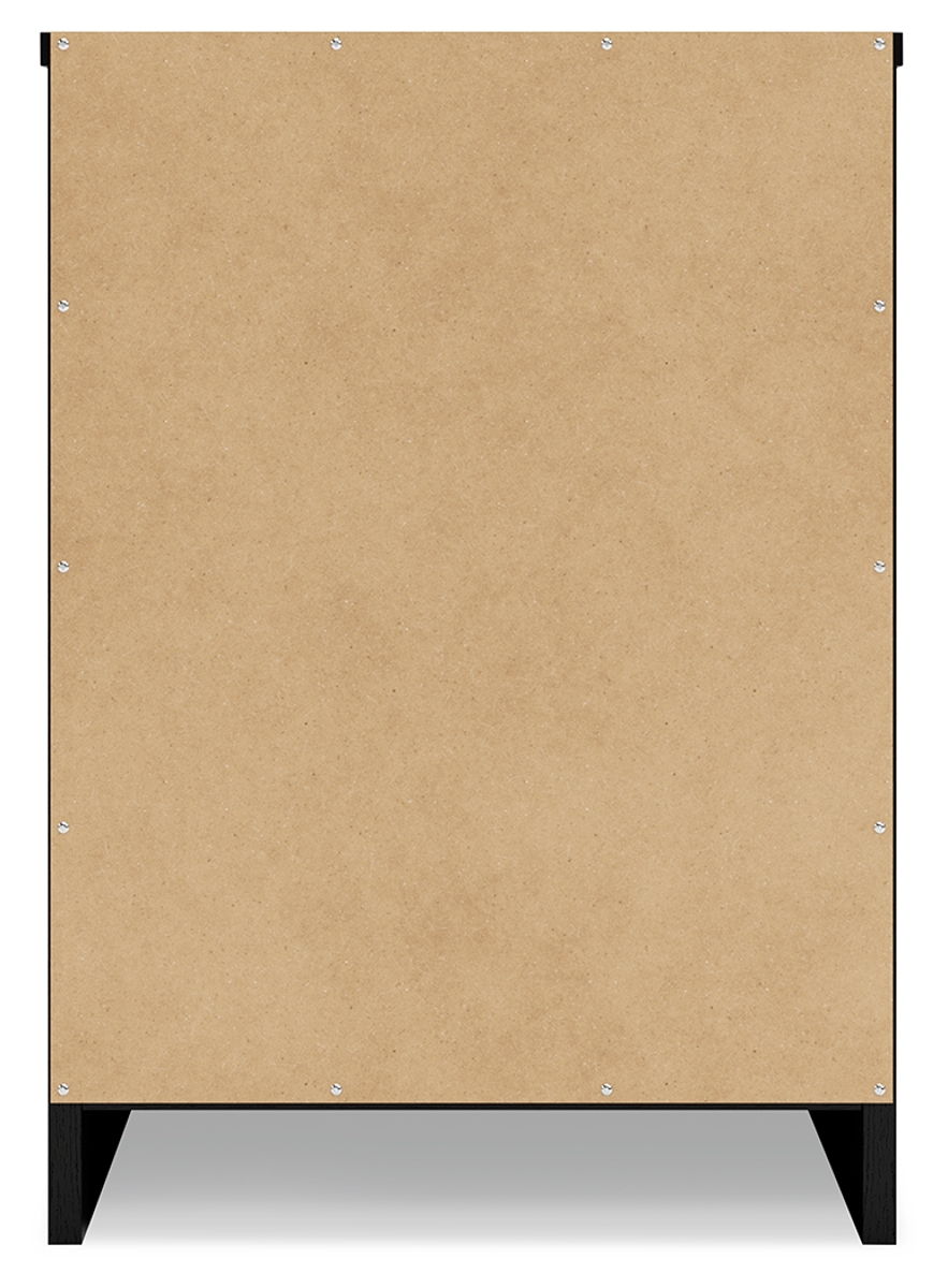 Finch - One Drawer Night Stand - 23" Height - Black - Image 3