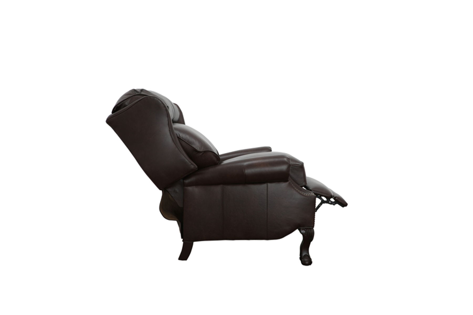 Danbury - Push Thru The Arm Recliner - Clifton-Chocolate - Image 5