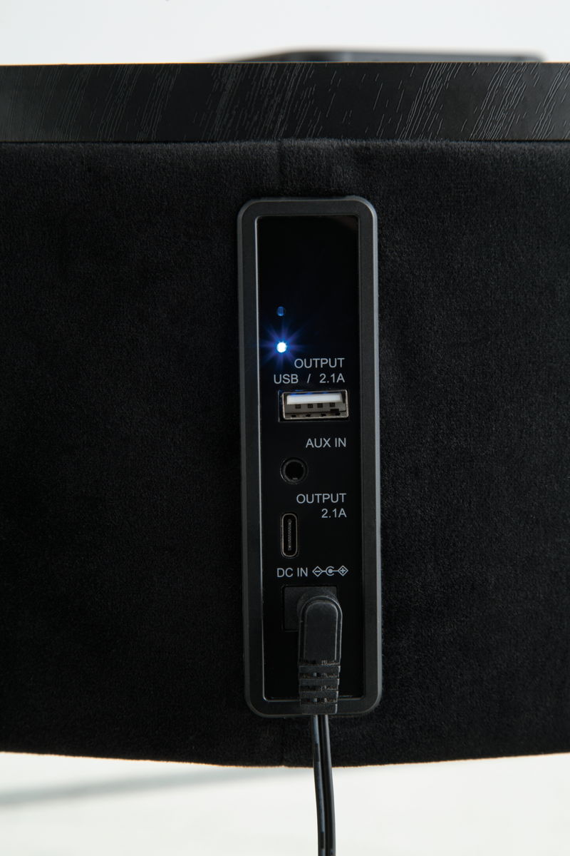 Nedman - Accent Table With Speaker - Black / Gold Finish - Image 9