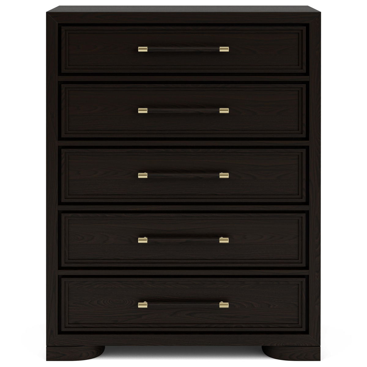 Lydia - 5 Drawer Chest - Dark Brown