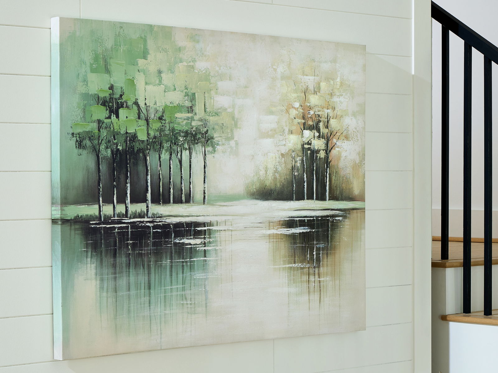 Garlenridge - Wall Art - Green / Tan / White - Image 3