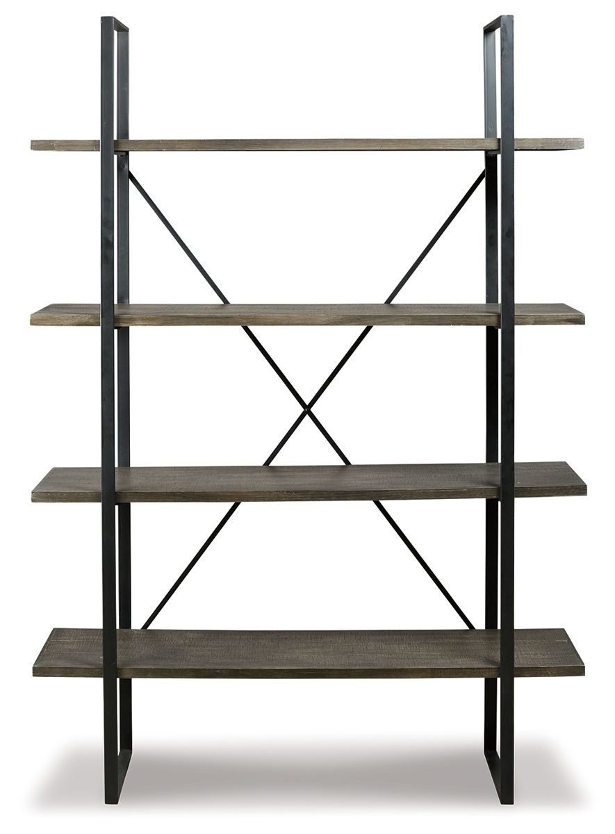 Gilesgrove - Bookcase - Black / Gray - Image 4
