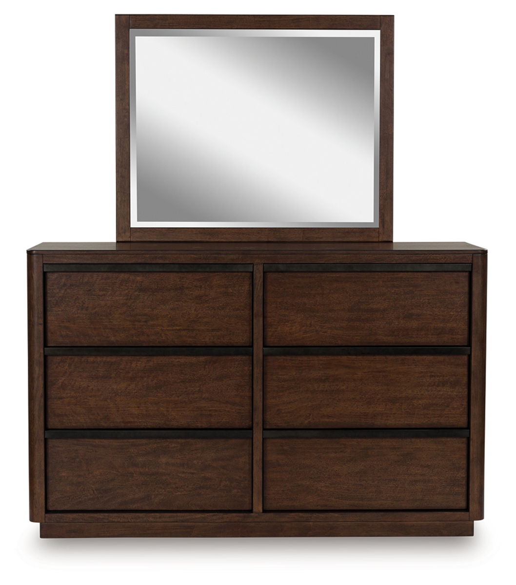 Dilenno - Dresser And Mirror - Dark Brown - Image 2