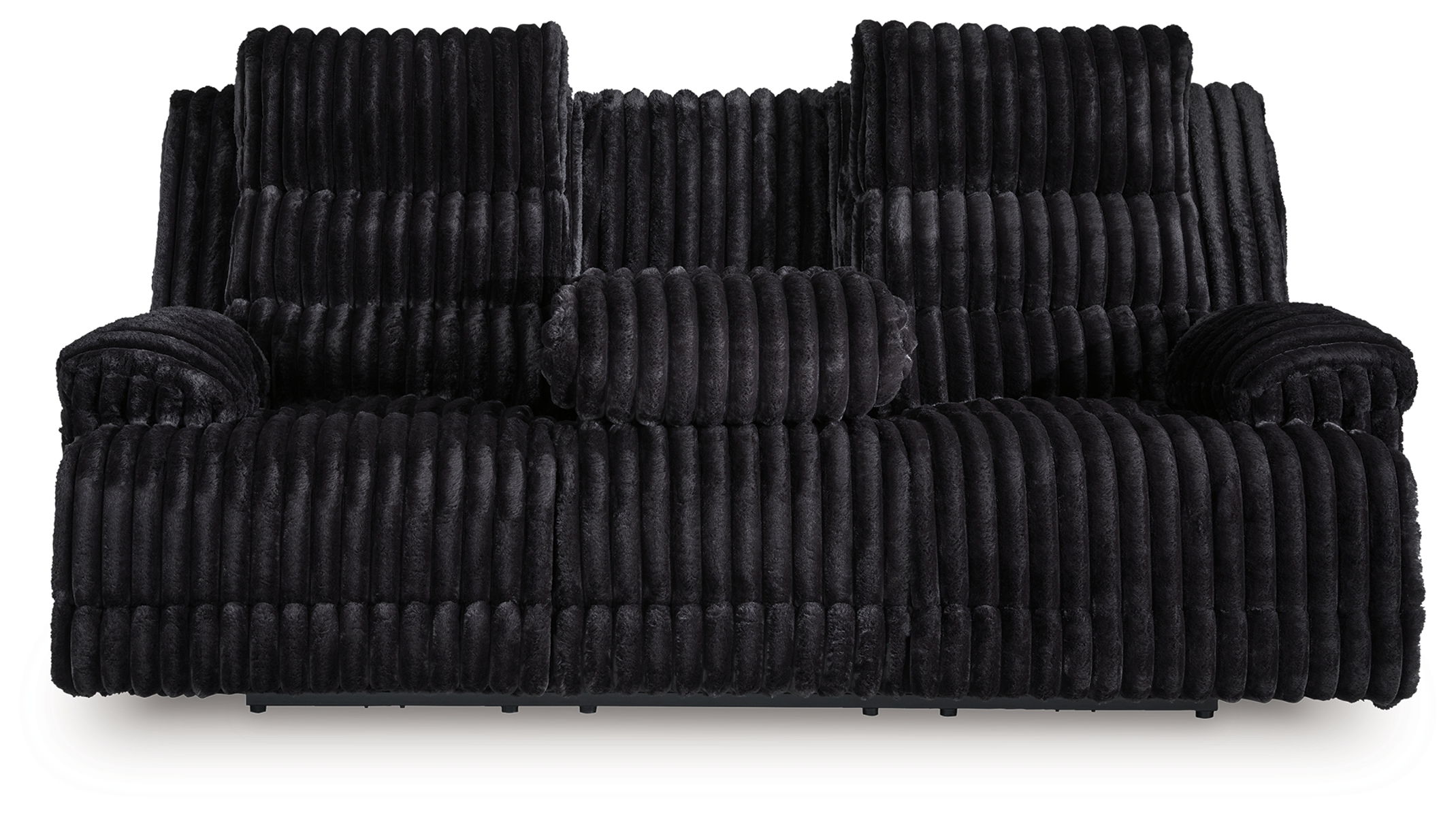 Rhine Falls - Reclining Power Sofa With Drop Down Table - Onyx - Image 2