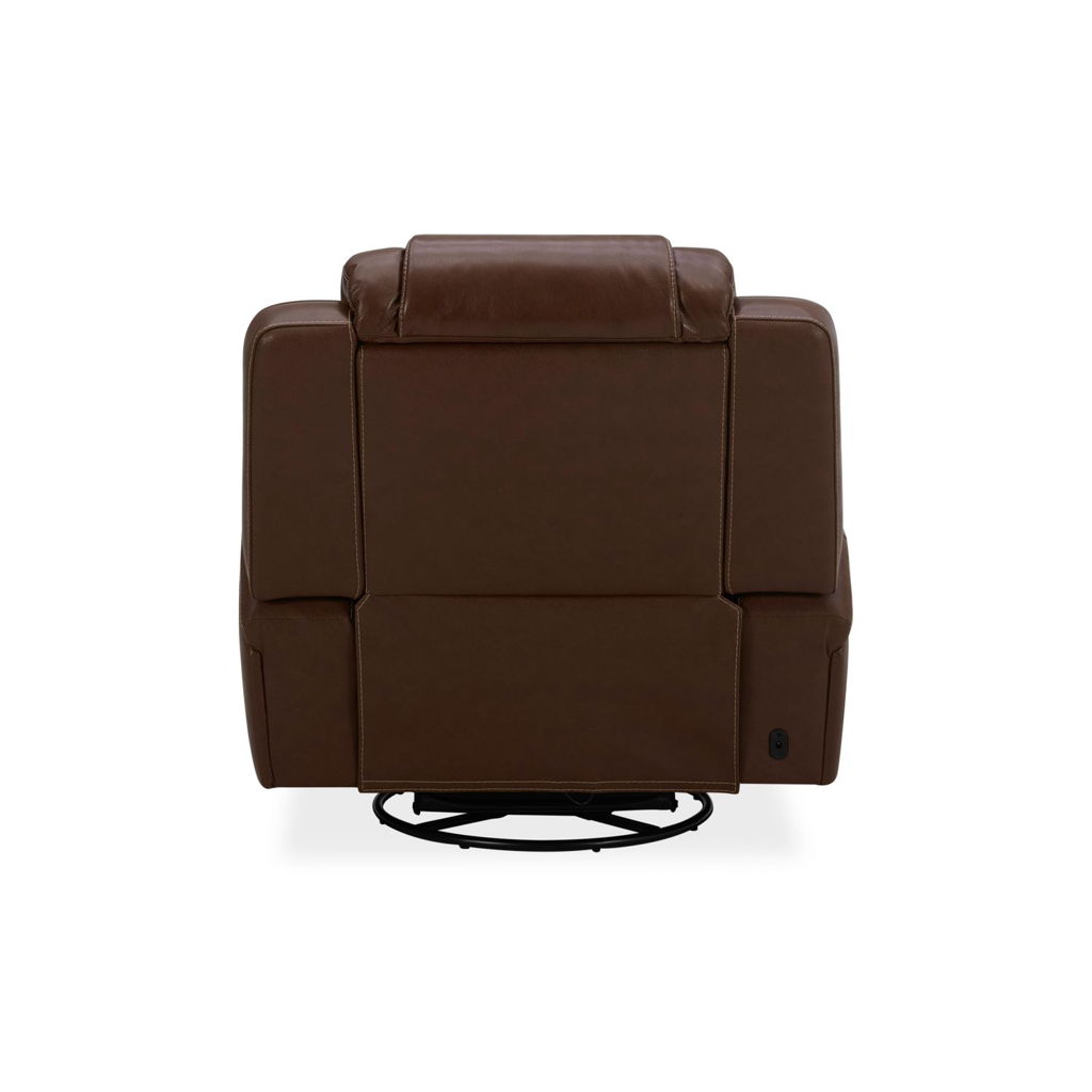 Caswell - Swivel Glider Recliner P2 - Brown - Image 2
