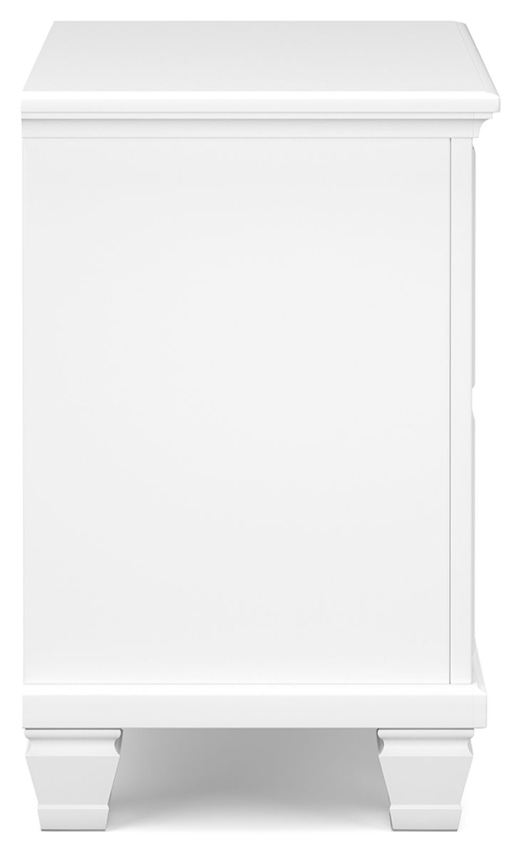 Fortman - Two Drawer Night Stand - White - Image 6
