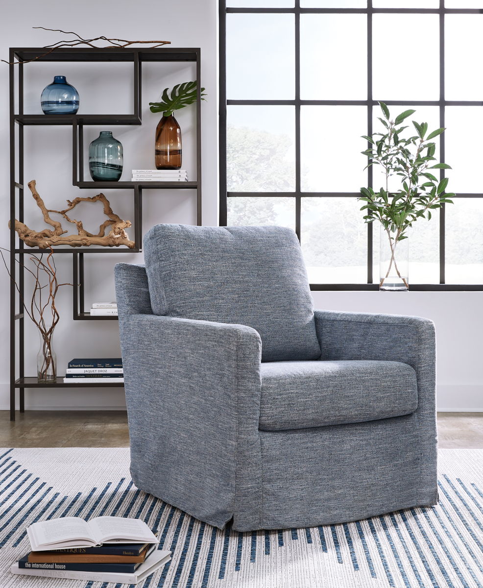 Nenana Next-Gen Nuvella - Swivel Glider Accent Chair - Image 11