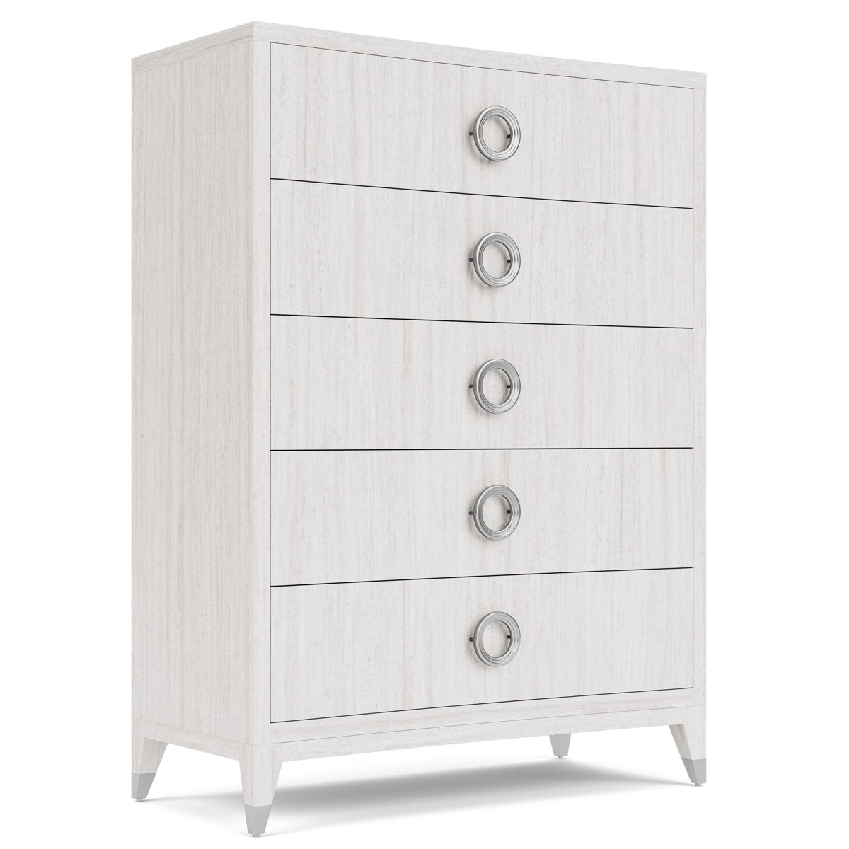 Hepburn - 5 Drawer Chest - White - Image 2