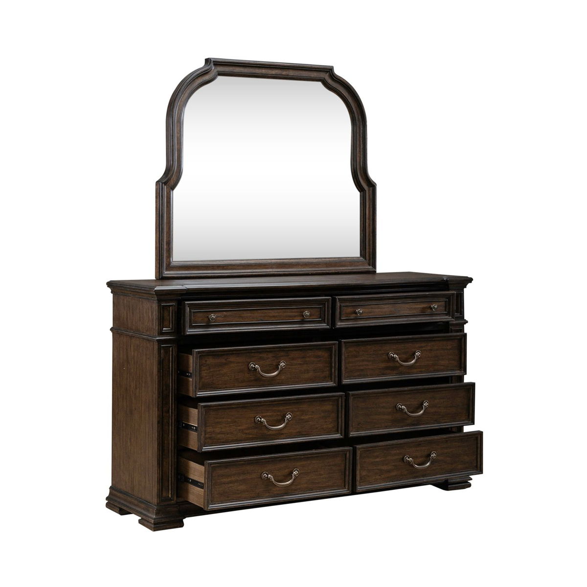 Provence Park - Dresser & Mirror - Chateau Brown - Image 2