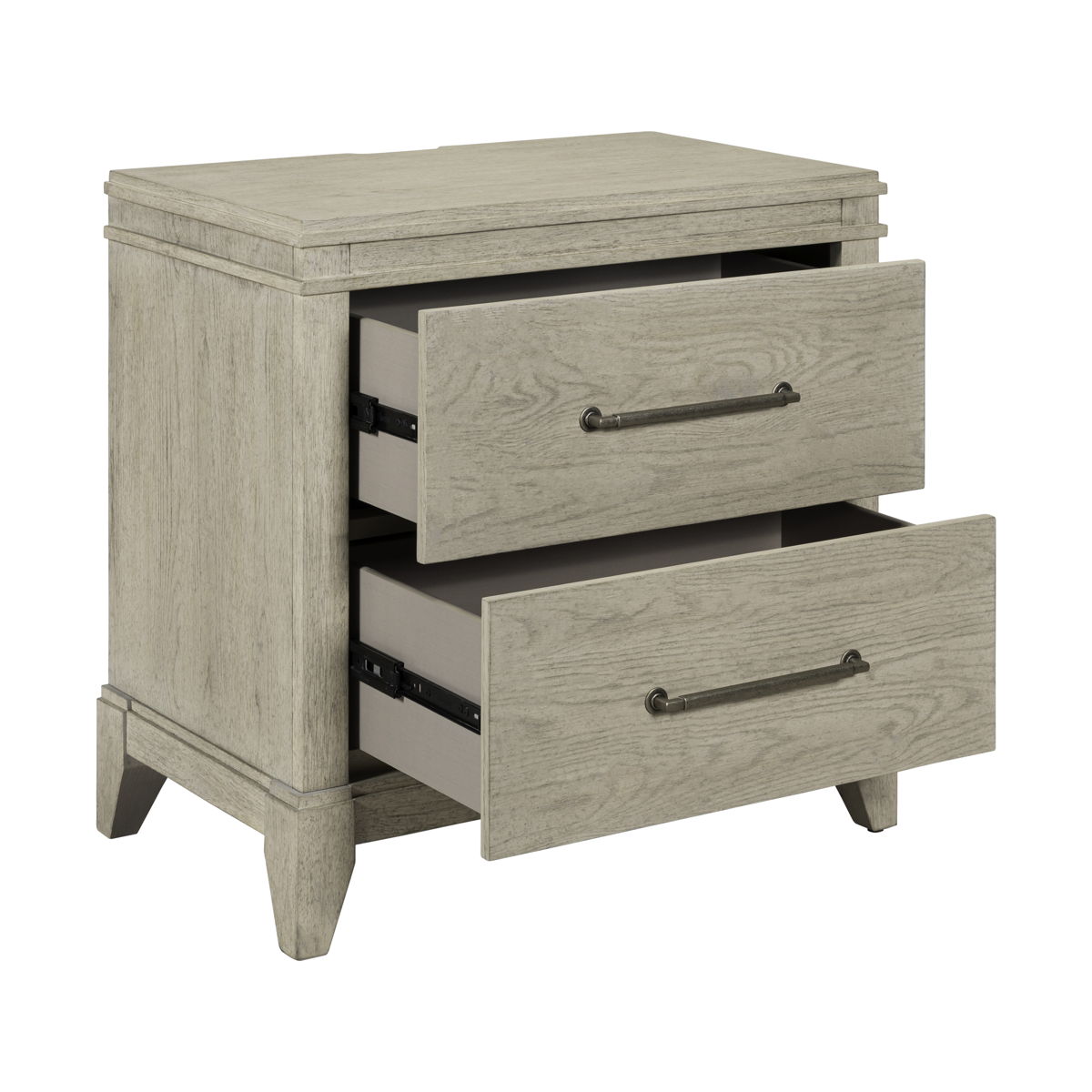 New Haven - Nightstand With Charging Station - White - Image 5